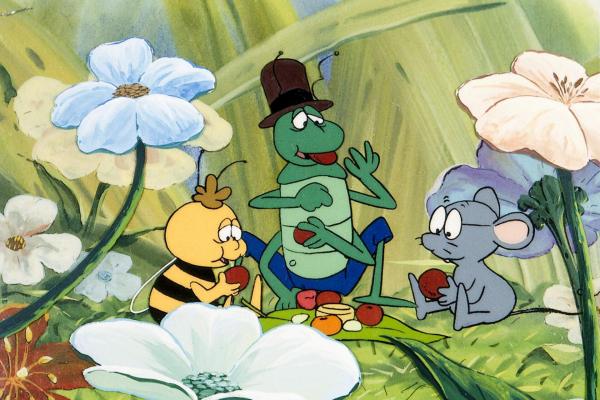 Bild 1 von 11: Im Bild: Willi, Flip und Alexander warten kurz vor einem Regenguß auf Maja.