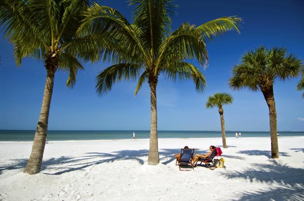 Bild 1 von 1: Der Fort Myers Beach.