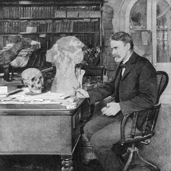 Bild 1 von 4: Edward Cope widmete sein Leben der Zoologie und spezialisierte sich auf das Studium fossiler Wirbeltiere. Ein Wissenschaftler durch und durch: Nach seinem Tod stellte er seinen Körper ebenfalls der Forschung zur Verfügung.