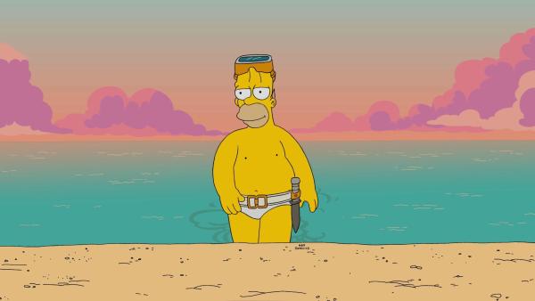 Bild 1 von 37: Genießt die Vorzüge die er durch Lisas neue Freundin hat: Homer ...