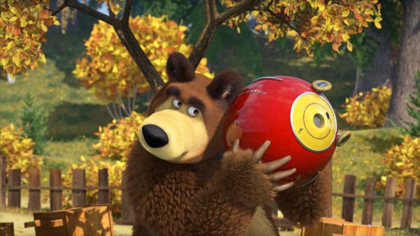 Bild 1 von 21: Der Bär hält sein Ohr an den Staubsauger.
© KiKA/Animaccord Animation Studio - Honorarfreie Verwendung gemäß AGB im redaktionellen Zusammenhang mit genannter Sendung bei Nennung \