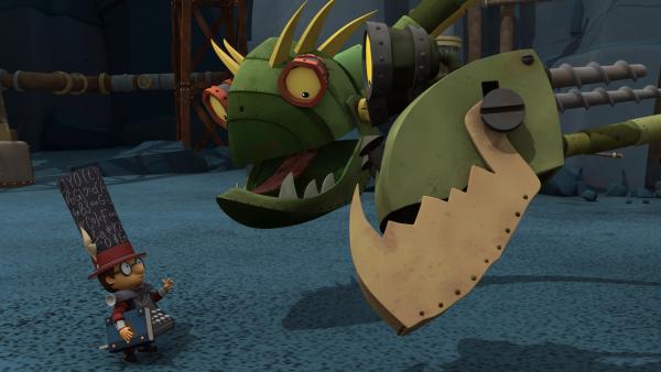 Bild 1 von 7: Die Feuerzangenbrüder wollen, dass Ratzefummel von ihren großen Taten berichtet.