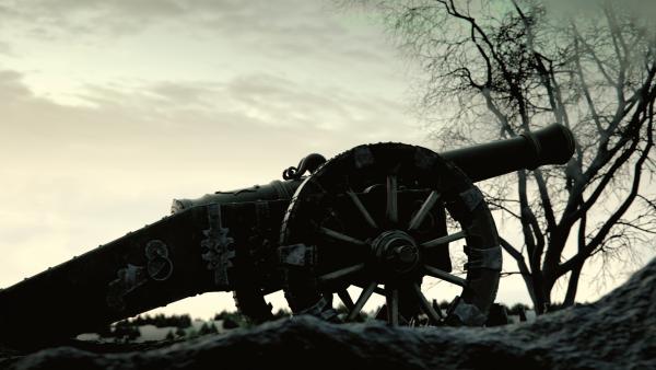 Bild 1 von 3: Der Siegeszug der Kanone beendet die Ära der großen Burgen. Ihre Mauern können der neuen Feuerwaffe nicht standhalten.