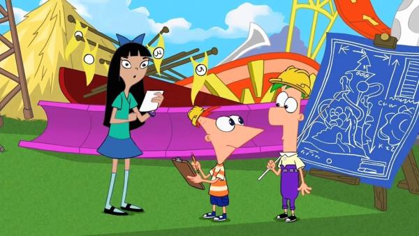 Bild 1 von 15: Nichts ist unmöglich in der Welt der Stiefbrüder Phineas und Ferb. Perry, ihr scheinbar harmloses Schnabeltier, hat eine zweite Identität als smarter Geheimagent P. und der üble Dr. Doofenschmirtz trachtet ohne Unterlass nach der Weltherrschaft. Die ungleichen Jungs sind das ideale Gespann. Während aus Phineas die verrückten Ideen nur so heraussprudeln, sorgt das Erfindergenie Ferb für die Umsetzung. Das Ergebnis sind abenteuerliche Aktionen. Die Geschwister haben sich fest vorgenommen, der Langeweile in den Sommerferien keine Chance zu geben und jeden Ferientag so phinomenal ferbastisch wie nur möglich zu gestalten. Währenddessen versucht Phineas Schwester Candace stets, den beiden einen Strich durch die Rechnung zu machen.