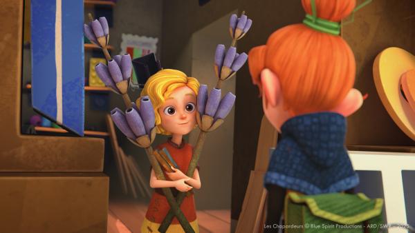 Bild 1 von 3: Yuna hat ein Mittel gegen Spinnen: Lavendel.