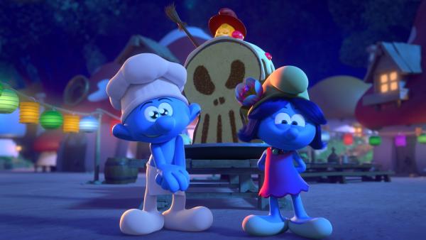 Bild 1 von 1: Koch hat für Weihnachten einen etwas anderen Walnusskuchen zubereitet.
© KiKA//Peyo Productions, Dupuis Édition & Audiovisuell - Honorarfreie Verwendung gemäß AGB im redaktionellen Zusammenhang mit genannter Sendung bei Nennung \