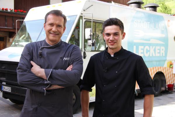 Bild 1 von 2: Alexander Herrmann und Hannes Heim.