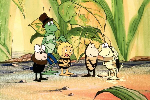 Bild 1 von 9: Im Bild: Flip, Puck und Maja wollen Helga über den Betrüger aufklären, doch Helga weiß schon Bescheid.