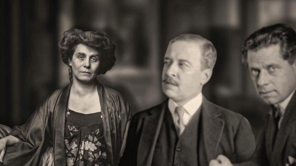Bild 1 von 10: Im Bild: Berta Zuckerkandl, Hugo von Hofmannsthal, Max Reinhardt.