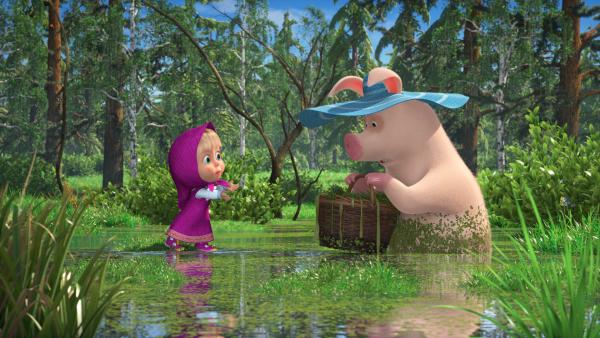 Bild 1 von 17: Rosie bleibt im Sumpf stecken.