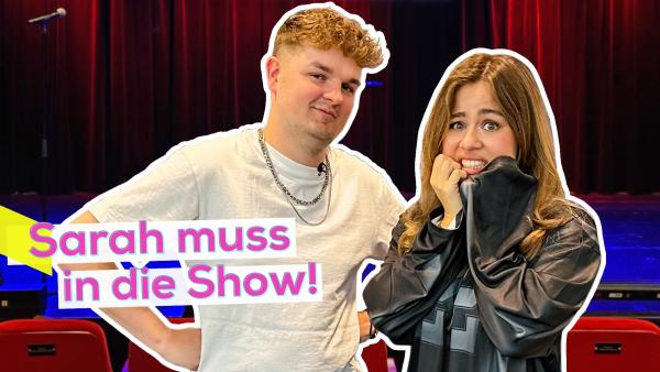 Bild 1 von 1: Sarah trifft Tobii aiuf seiner Tour und wird Teil der Show.