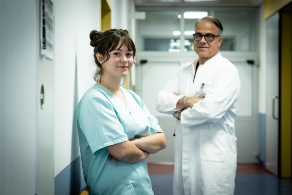 Bild 1 von 11: Fiona Wemuth (Zsa Zsa Hansen, l.); Dr. Gregor Wemuth (Karsten Speck, r.)