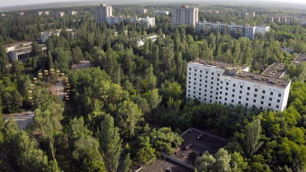 Bild 1 von 3: Vor dem Reaktorunfall in Tschernobyl war Pripjat eine moderne Stadt, in der mehr als 50.000 Menschen lebten.