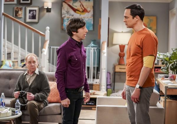 Bild 1 von 10: (v.l.n.r.) Larry Fowler (Teller); Howard (Simon Helberg); Sheldon (Jim Parsons)