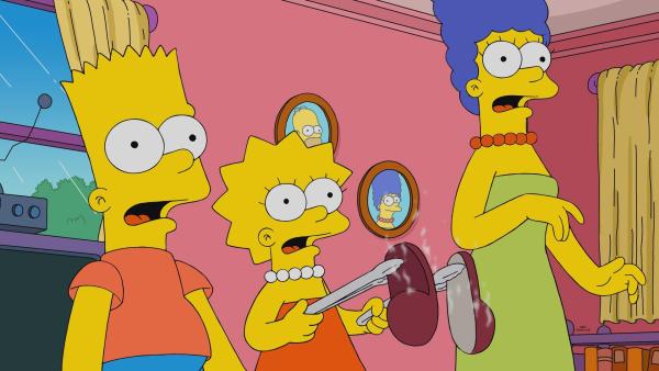 Bild 1 von 22: (v.l.n.r.) Bart; Lisa; Marge