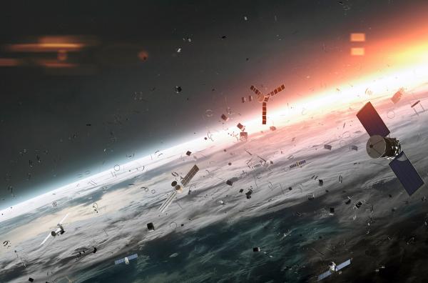 Bild 1 von 3: Seit 2020 wurden mehr Satelliten in die Erdorbits befördert als in den vorherigen 60 Jahren der Raumfahrtgeschichte.