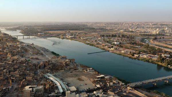 Bild 1 von 12: Das zerstörte Mossul im Irak, 2021.