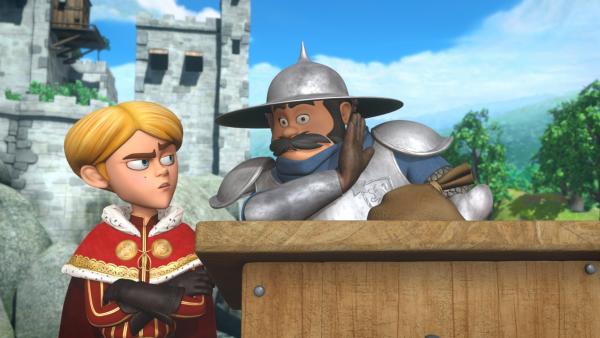 Bild 1 von 10: Prinz John heckt mit dem Sheriff einen Plan aus.