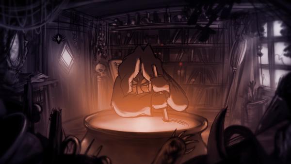 Bild 1 von 8: Hexen galten als Schadenszauberer und Wettermacher, sie wurden für schlechte Ernten und Wetterkatastrophen verantwortlich gemacht.