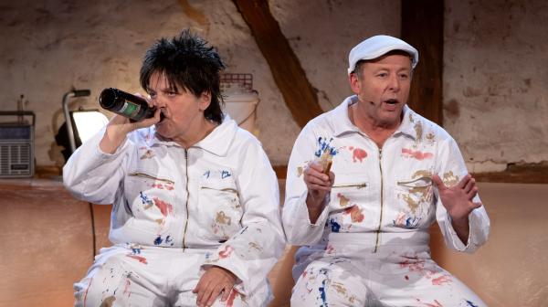Bild 1 von 4: v.l.n.r: Hillu Stoll und Franz Auber (Hillu?s Herzdropfa)