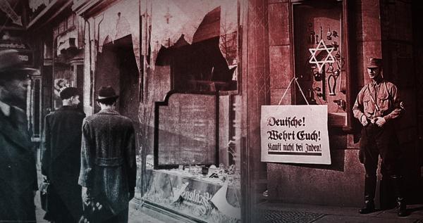 Bild 1 von 2: Hitlers offensiv judenfeindliche Politik wird von Millionen Deutschen unterstützt. Vor aller Augen und unverhohlen werden Juden diskriminiert, entrechtet und verfolgt.