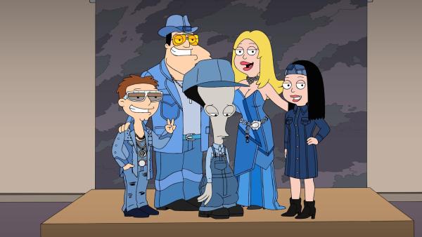 Bild 1 von 11: (v.l.n.r.) Steve; Stan; Roger; Francine; Hayley