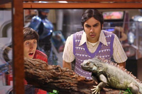 Bild 1 von 31: Können nicht glauben, was sie sehen: Howard (Simon Helberg, l.) und Raj (Kunal Nayyar, r.) ...