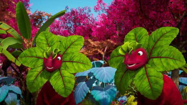 Bild 1 von 5: Die Rotrübensaurier sind tolle Erbse-in-der-Mitte-Spieler.