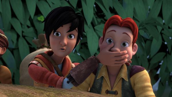 Bild 1 von 1: Leo und Lollo belauschen Leos Verfolger.