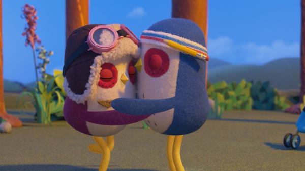 Bild 1 von 3: Wie alles begann: Pilotin Mami und Papsie erinnern sich an ihren ersten Tanz in der Disco.