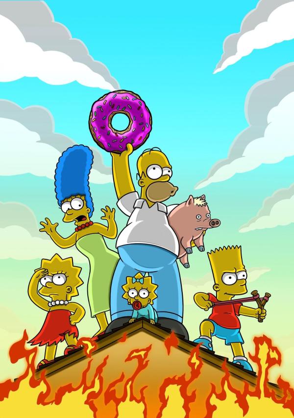 Bild 1 von 12: Dank Homer gerät die ganze Familie Simpson in eine wahrlich äußerst brenzlige Lage ...