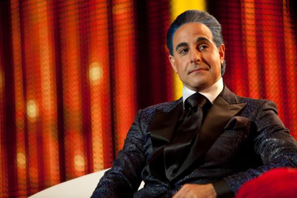 Bild 1 von 22: Der flamboyante Moderator der Hungerspiele: Caesar Flickerman (Stanley Tucci) ...