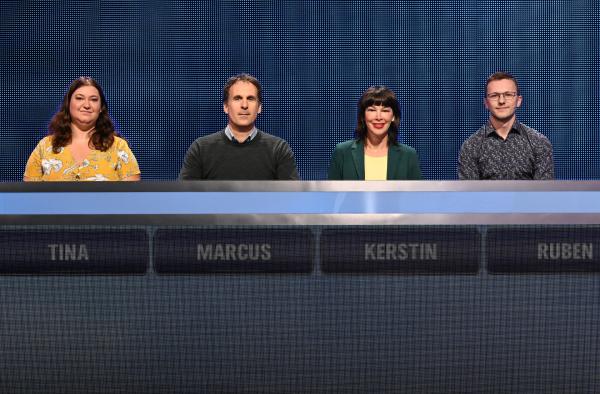 Bild 1 von 3: Die Kandidaten (v.l.n.r. am Panel): Tina Mohr, Marcus Brüggen, Kerstin Stein, Ruben Rauch