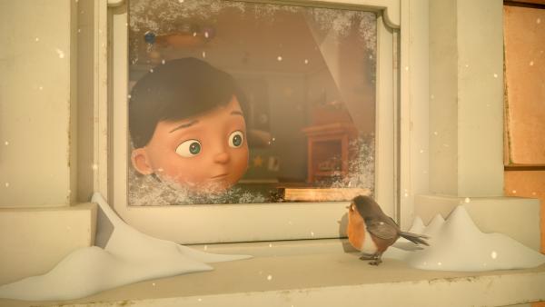 Bild 1 von 8: Fink weckt Henry an einem herrlichen Weihnachtsmorgen.