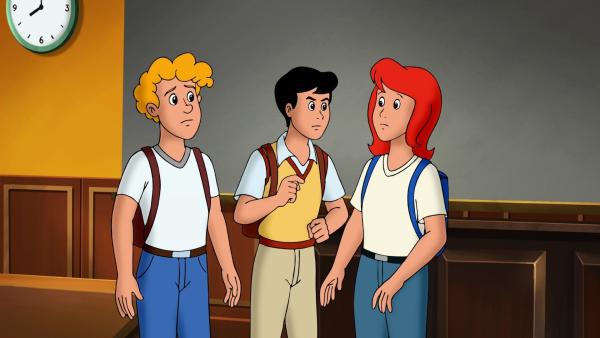 Bild 1 von 5: Alex (M.) ist eifersüchtig. Seine Freundin Tina (r.) kümmert sich zu sehr um Jim (l.).