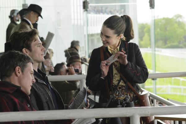 Bild 1 von 11: (v.l.n.r.) Nathan (Stephen Peacocke); Will Traynor (Sam Claflin); Lou Clark (Emilia Clarke)
