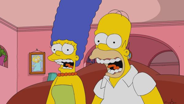 Bild 1 von 22: Marge (l.); Homer (r.)