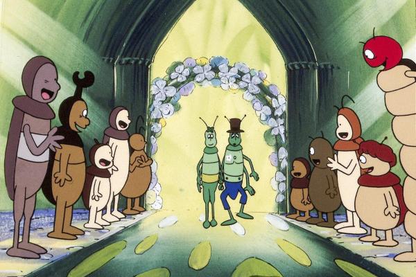 Bild 1 von 10: Im Bild: Flip muß mit Patty den schweren Gang zum Altar antreten.