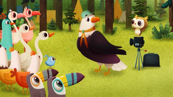 Bild 1 von 1: Die Filmcrew bespricht den Dreh.