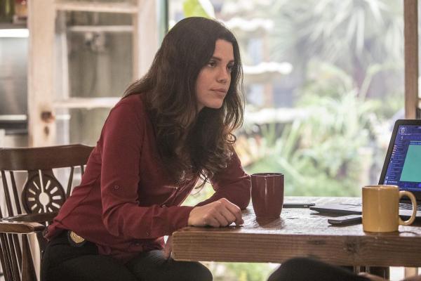 Bild 1 von 14: Gregorio (Vanessa Ferlito) bekommt es mit den NCIS Agenten McGee und Torres zu tun, die nach New Orleans reisen, um gemeinsam mit Prides Team einen vermissten Homeland Security Terror-Plan aufzuspüren. Dabei gerät allerdings ein NCIS-Agent in Lebensgefahr ...