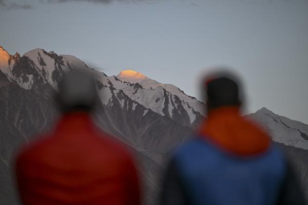 Bild 1 von 9: Lukas Wörle und Ales Cesen während ServusTVs \