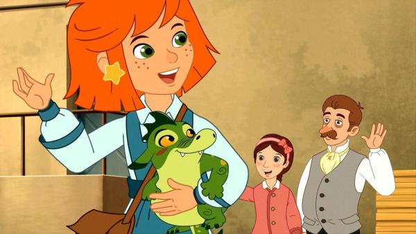 Bild 1 von 17: Im Bild: Lilli verabschiedet sich von Jacqueline und ihrem Vater.