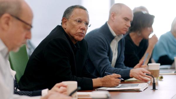 Bild 1 von 4: Dean Baquet, Chefredakteur, beim morgendlichen Meeting.