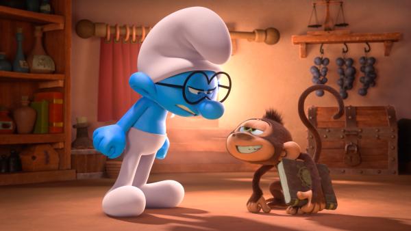 Bild 1 von 6: Schlaubi und Monkey im Labor