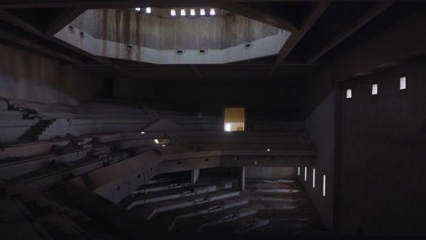 Bild 1 von 3: Der Bau des Palästinensischen Parlaments in Abu Dis wurde 1996 begonnen.