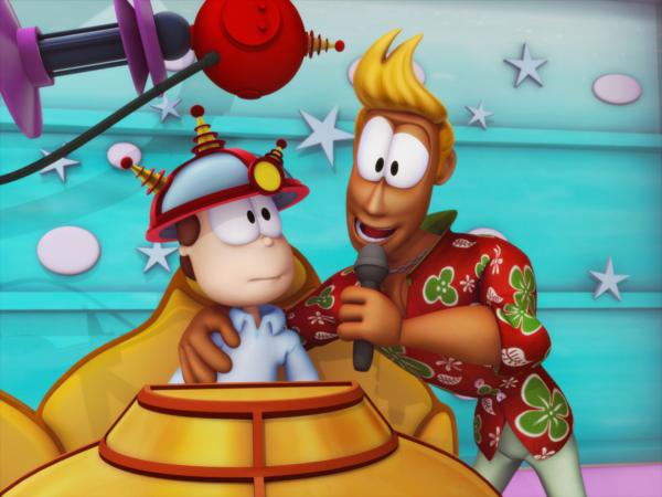 Bild 1 von 2: Jon und Garfield streiten sich ständig. Sie gehen zu einer Fernsehshow, die Tierhaltern das richtige Haustier und Tieren das passende Herrchen vermittelt. Garfield landet bei dem neunjährigen Freddie.