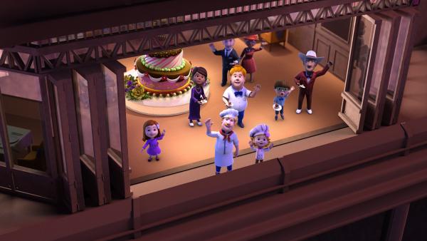 Bild 1 von 5: Martines Torte kommt noch rechtzeitig zum großen Fest im Eifelturm.