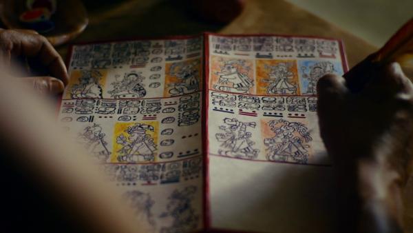 Bild 1 von 5: Unter den indigenen Völkern gab es Tausende verschiedene Sprachen, von denen viele heute verloren sind. Nicht jedes Volk hat eine Schriftkultur, doch von den Maya sind 800 Hieroglyphen bekannt.