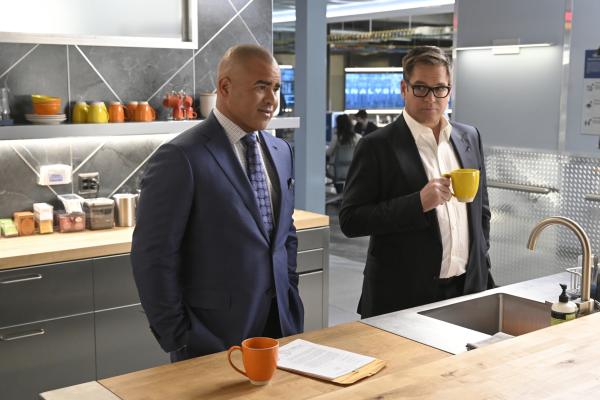 Bild 1 von 5: Chunk Palmer (Christopher Jackson, l.); Dr. Jason Bull (Michael Weatherly, r.)