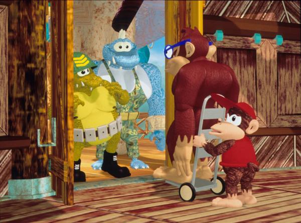 Bild 1 von 5: Donkey Kong ist ein herzensguter Affe, der keiner Fliege etwas zu Leide tut. Es sei denn, jemand bedroht seine Freunde. Dann wird der sonst gutmütige Donkey zu einem äußerst ungemütlichen Zeitgenossen.